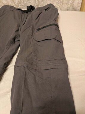 B.C. Clothing Convertible Cargo Pants Men’s 34x32 Olive Green Hiking